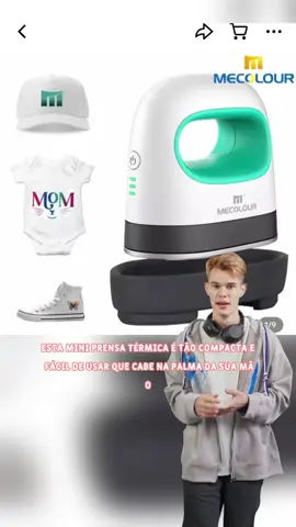 3..A prensa térmica é super fácil de operar — basta pressionar uma vez para moldar. Os desenhos transferidos apresentam cores vibrantes e uma textura incrível. #Mecolour #tiktok #DIY #foryou #produtoscriativos 