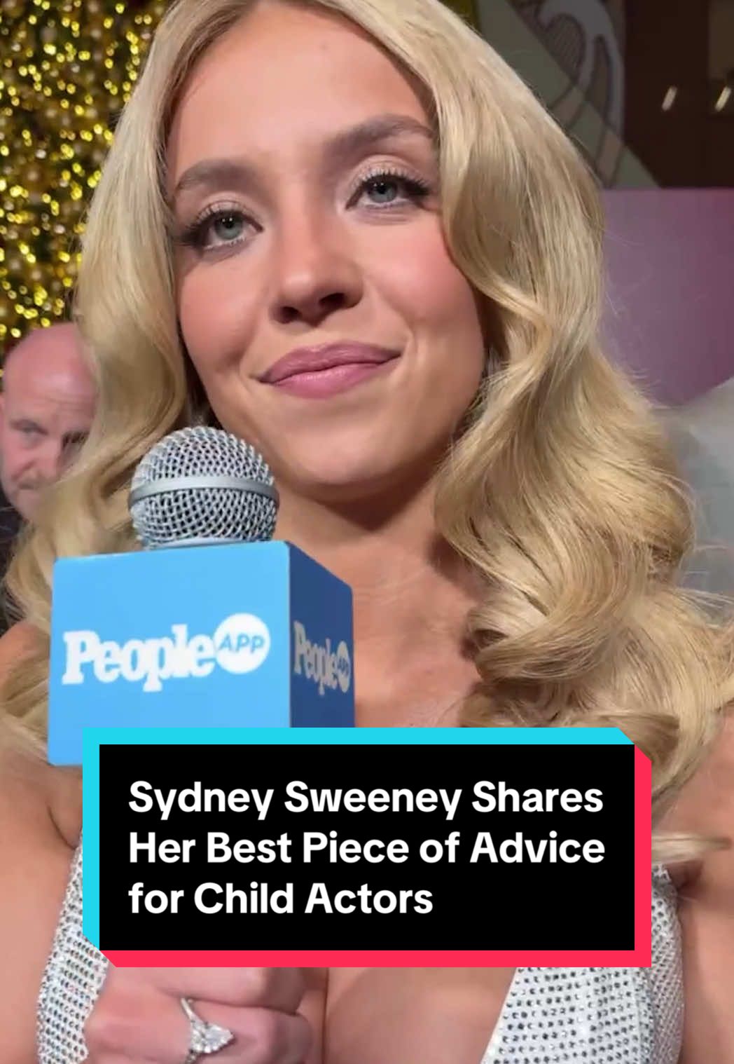 #SydneySweeney, who started acting young, shared her best piece of advice for child actors entering the business at the premiere of #TheHousemaid. #thehousemaidmovie 