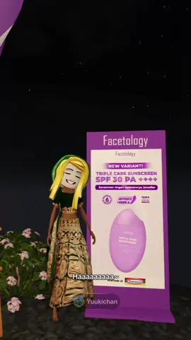 Percuma ya besttttt 🙄😱 Cobain susscreen andalan akuu yaaa  @Facetology official  #facetologysunscreen #roblox #robloxfyp #fyp #robloxindonesia 