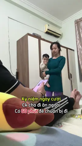 Kỷ niệm ngày cưới nên diện mấy đồ công túa xíu hihi #kiuah🎀 #bienhinh #mebim #anhchonggiatruongcuatui 