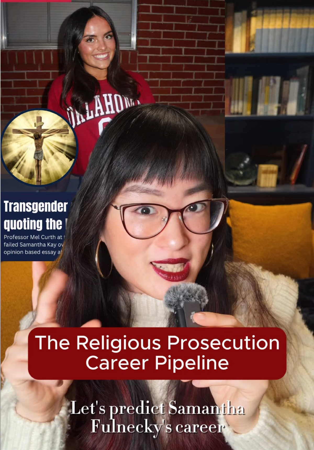 The Samantha Fulnecky / University of Oklahoma psychology paper controversy fits a familiar pattern: a “religious persecution” story that becomes a profitable career. From Riley Gaines to Lia Thomas, we’ve seen how these narratives get amplified by conservative media, Fox News, and “religious freedom” branding. This video breaks down the blueprint: the media circuit, speaking fees, book deals, and the cost paid by the trans instructor placed on leave. There is no persecution here. Just a whole lot of profit. 