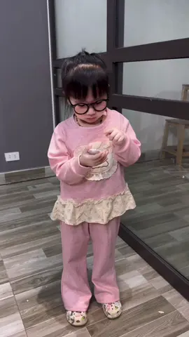 Bộ len lông thỏ hình mặt gấu #setbo 