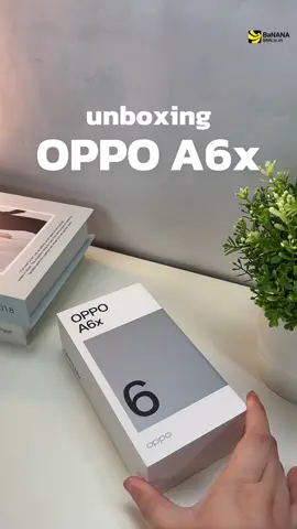 ASMR Unboxing OPPO A6x 5G ราคาเริ่มต้น 3,499.- ช้อปที่ร้านบานาน่ารับของแถมสุดคุ้ม . #BaNANA #บานาน่า #BaNANAOnline #OPPOA6SeriesTH #สมูทเกินต้านทนทานทุกดาเมจ 
