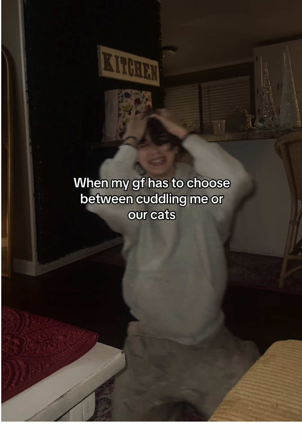 The kitties always win 🙄 that’s fine bby lemme just 🧍🏻🌪️🐈 @Sydney Faulk #wlw #lesbian #masc #cats #fyp