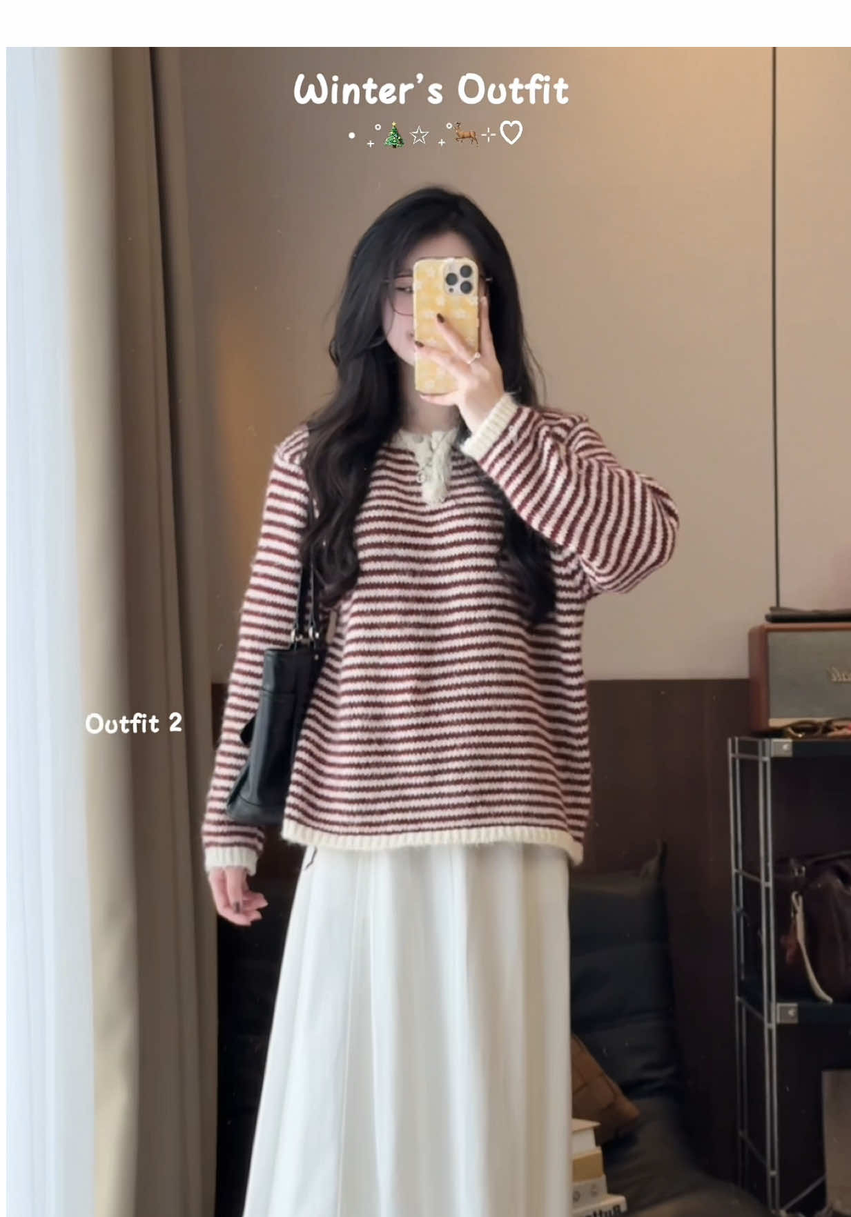 Mê mệt với mấy outfit nhà Oldschool luôn á chènnn 🫶🏻🌨️🌨️#xuhuongtiktok #cardigan #aolen #outfitideas 