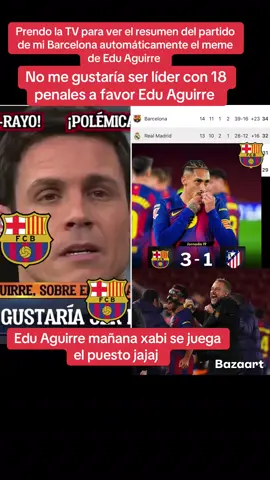 Barcelona gana al atlético de Madrid y es líder en solitario #viral #paratii #foryourpage #halamadrid #barcelona @Cristóbal Soria @JOTA JORDI 