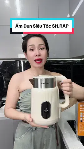 Ấm Đun Siêu Tốc SH.RAP 2 Lớp Mẫu Mới Dung Tích 2.0L Công Suất Lớn 1500W Có Tự Ngắt Khi Sôi An Toàn, Tiết Kiệm #Cindythuytichcuc #amsieutoc #amsieutocshrap #xh 