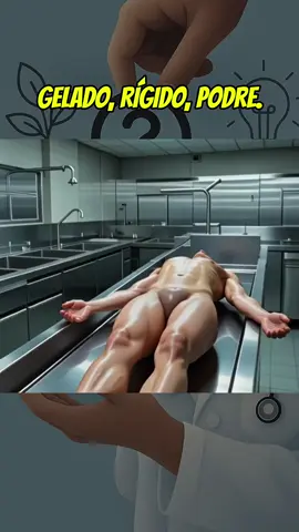 gelado rígido e podre entenda a decomposição do corpo