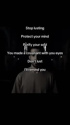 Make a covenant with your eyes. Quit with @Delust #christian 