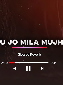 Tu Jo Mila Mujhe 🎧  (slowed+reverb) #tujomilamujhe #newsong #slowedandreverb #Foryou #viralnow 