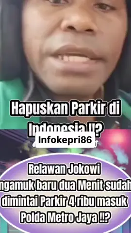 Hapuskam Parkir di Indonesia!!!  Viral,,  Pria Marah ketika parkir sebelum 2menit terkena biaya 4rb, Kejadian 2/12/2025. .  langsung diunggah di sosial media dan langsung Viral di jaga Maya Membuat Netizen Ramai Berkomentar,,  .  Semoga video ini sampai Kapolda metro jaya dan Bapak Presiden, harusnya parkir di hapus biaya nyaa... Apa lagi Lembaga Negara.. tak Pas jika di Ambilin Parkir.. Oke jika masyarakat itu kaya dan jika yg miskin gimanaa coba???  .  #fyp  #creatorsearchinsights 