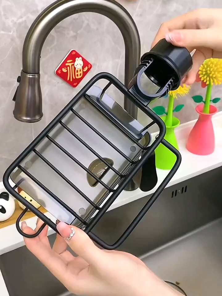 水龙头安一个置物架可不就是放洗碗擦，抹布的，平时擦个台面也方便#水龙头置物架 #置物架#居家必备#好物推荐🔥