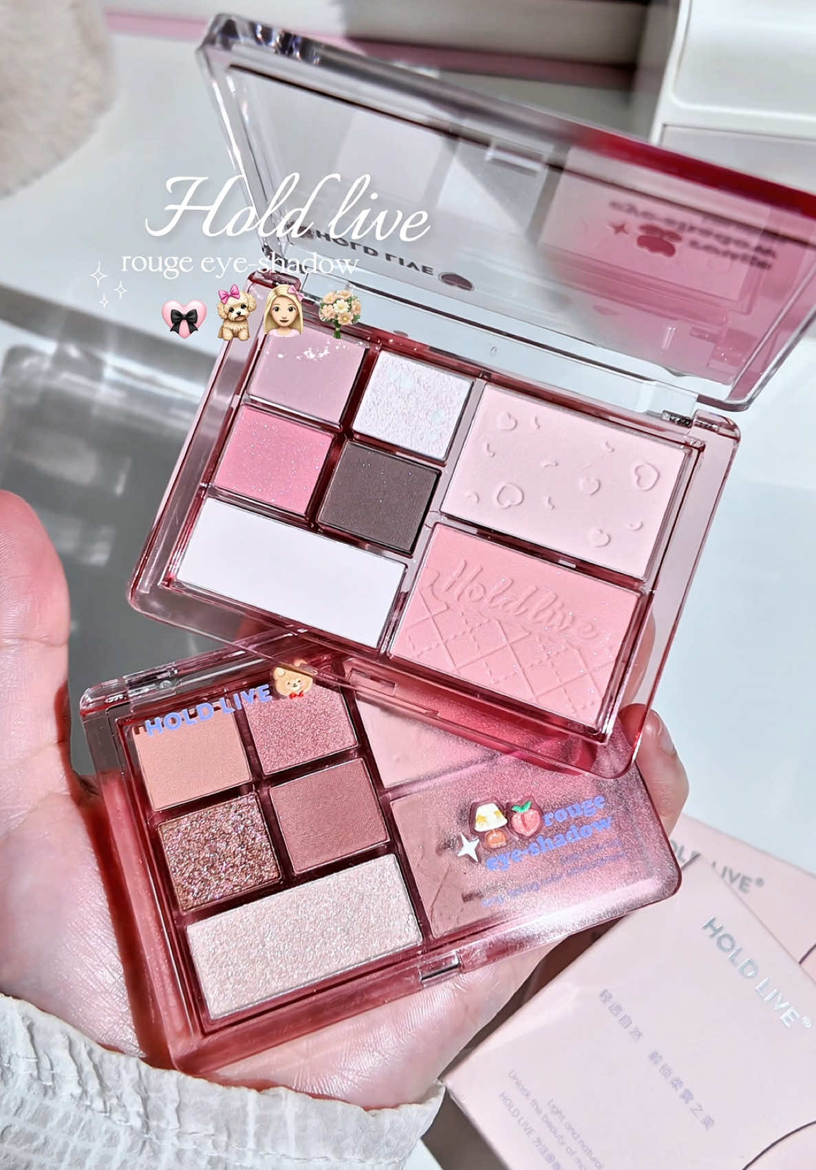 คลอใหม่holdlive น่ารักเกินนนน (👛🐰)✨ #อายแชโดว์ #holdlive #holdliveeyeshadow #douyin #รีวิวบิวตี้ 