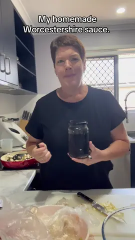 My homemade Worcestershire sauce.