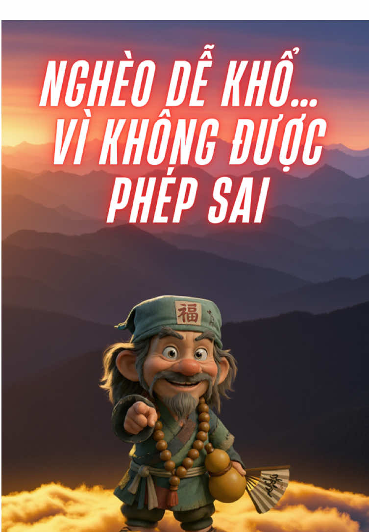 Nghèo dễ khổ… vì không được phép sai.