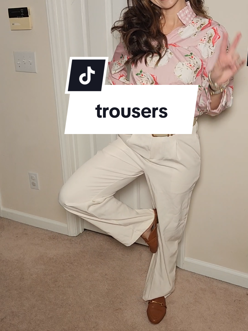 these work trousers are SO COMFORTABLE  #petitefashion 