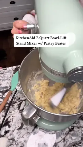 KitchenAid 7-Quart Bowl-Lift Stand Mixer w/ Pastry Beater @QVC, Inc partner #kitchenaidmixer #baking #momlife #standmixer #tiktokshopholidayhaul 