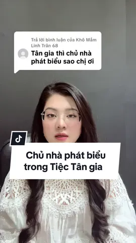 Trả lời @Khô Mắm Linh Trân 68 Tân gia thì gia chủ phát biểu sao? #phatbieuhay #phamthieuan #danaskills #luyengiongnoihay 