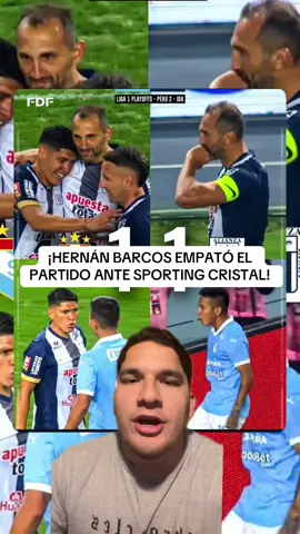 #greenscreen ¡HERNÁN BARCOS EMPATÓ EL PARTIDO ANTE SPORTING CRISTAL! #tiktokfootballacademy #deportesentiktok #futbol⚽️ #alianzalima 