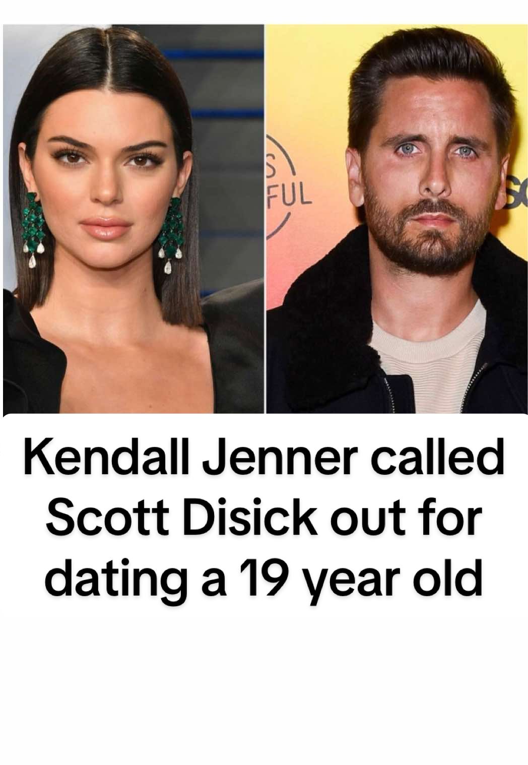 Kendall Jenner called Scott Disick out for dating a 19 year old lol 😭 #kardashian #kardashians #thekardashians 