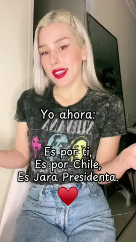 Jara PRESIDENTA 🇨🇱🌻🌼♥️ #chile #jara #kast #parisi #boric 