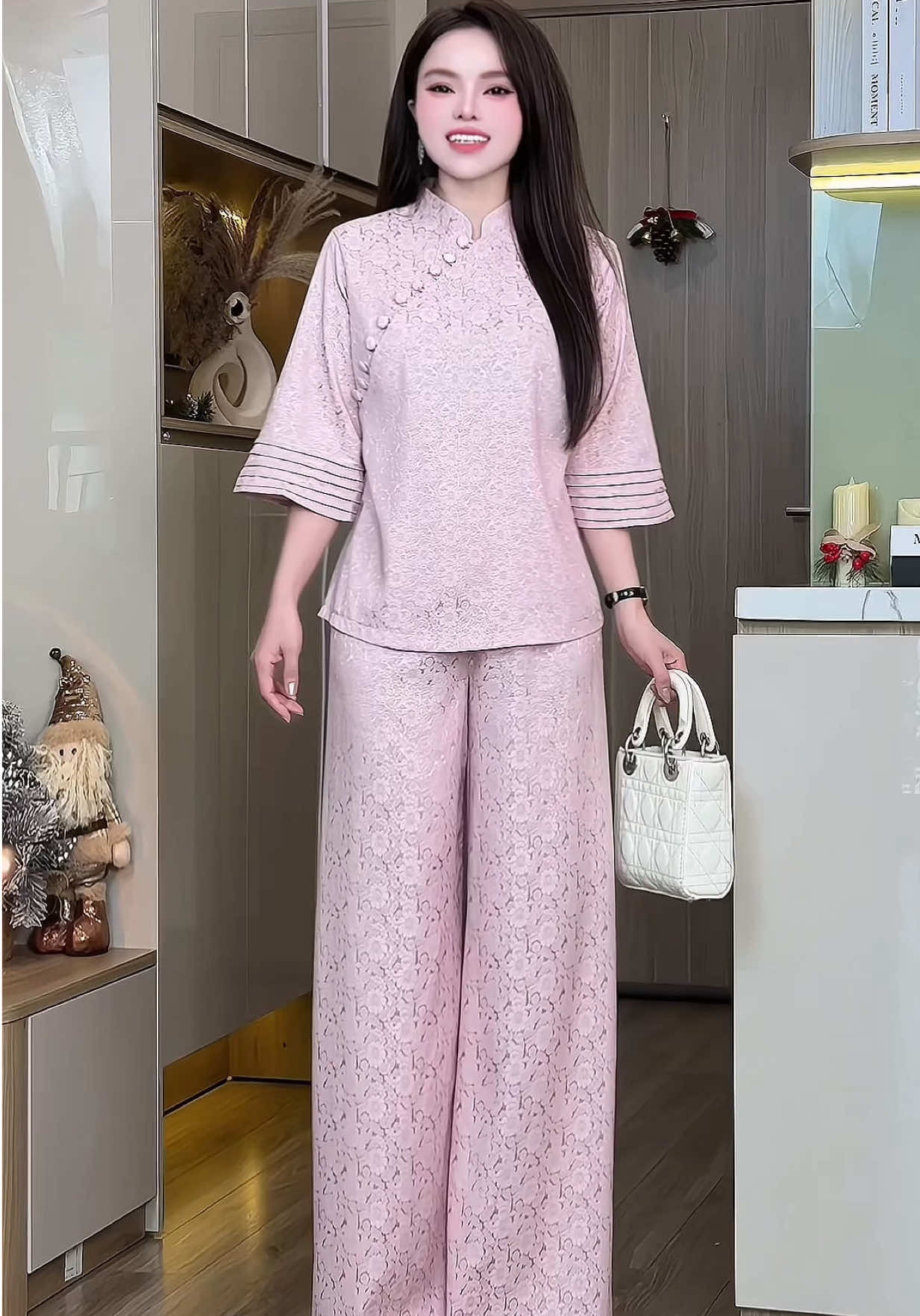 Set đồ lam Tinh Nhi đi lễ đi chùa vừa nhẹ nhàng vừa sang đẹp mê #dolam #setbodichuanu #bodolamdichua #dolamdichua