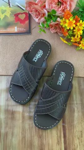 Dép da quai ngang #depnam #depnamdep 