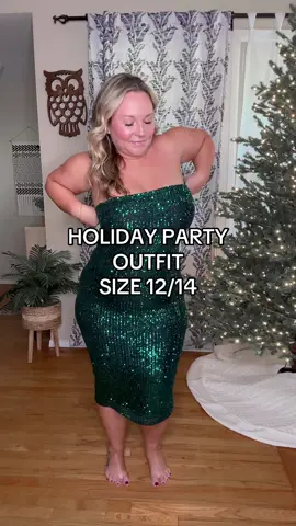 This sequin dress has been in my closet for 2+ years and it never disappoints! And it’s extremely affordable!! Plus it makes a statement all on its own! Perfect paired with a fur jacket!  #holidaydress #holidayoutfit #amazonmusthaves #midsizestyle #partyoutfit 