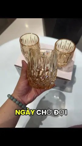 Set 6 ly cao cấp màu hổ phách 300ml #lythuytinh #cocthuytinh 