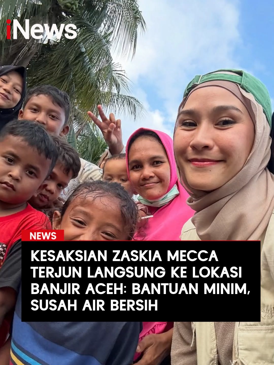 Figur publik Zaskia Adya Mecca turun langsung ke lokasi terdampak banjir di kawasan Pidie Jaya, Aceh. Di sana, Bia, sapaan akrabnya, melihat kenyataan pahit. 