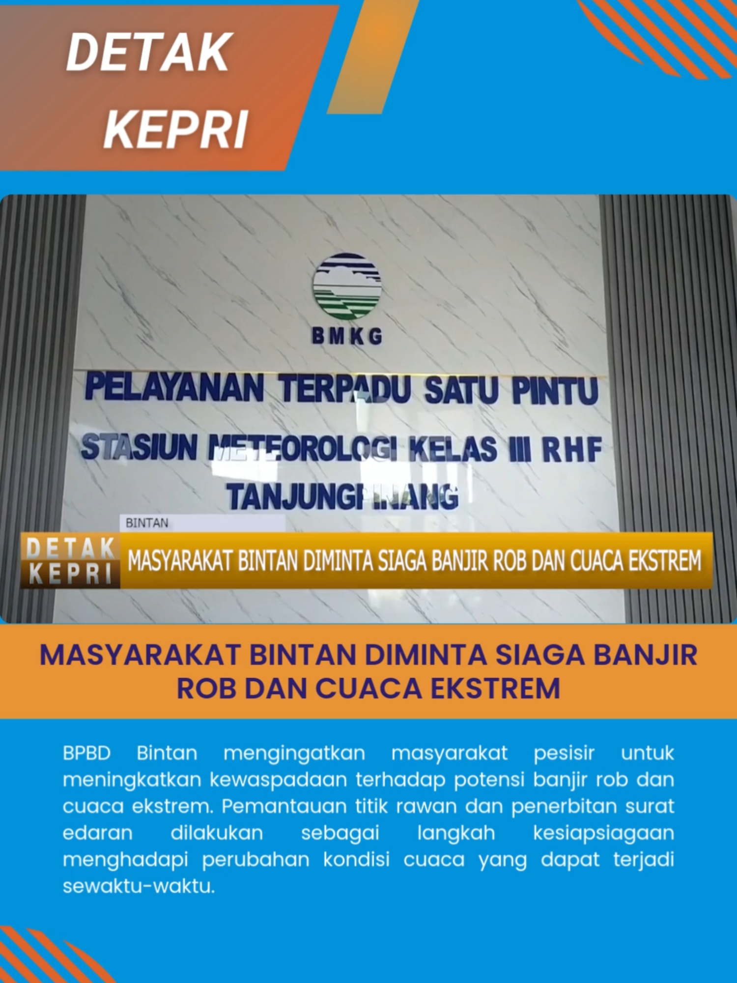 MASYARAKAT BINTAN DIMINTA SIAGA BANJIR ROB DAN CUACA EKSTREM#BatamTV #redaksibatamtv #Bintan #CuacaEkstrem #BanjirRob #KesiapsiagaanBencana