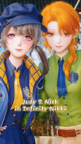 That iconic Judy & Nick dynamic. #zootopia2 #nickwilde #judyhopps#infinitynikki #fyp 