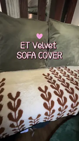 SOBRANG SULIT SA GANDA !!! ET VELVET SOFA COVER with anti sliip design, luxurious feel, suitable for All season New Arrival #affordable #highqualitymaterials #ETvelvetsofacover 