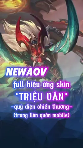 phần40 /hiệu ứng trang phục triệu vân quỷ diện chiến thương/ cre:KOB #creatortiemnang #lienquanmobile #HeHeAOV #newskinaov #trieuvan 