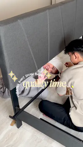 unboxing + rakit divan baru lagi!✨ seneng bgtt bisa quality time bareng suamiii #zinus #kualitastidurterbaik #SuperBrandDay #reviewdipan #rakitdipan @zinus_idn 