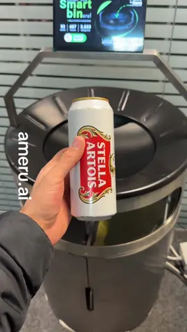 Ameru sorts it all! The more you throw, the more it sorts! www.ameru.ai #ameruai #smartbin #robotics #recycling #fyp 