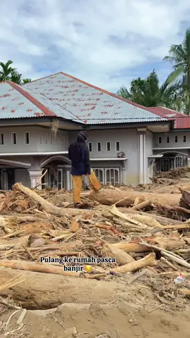 Bukan lagi jalan yang terlihat, tapi hanya lautan kayu 💔 Desa MNS Lhok Pante geulima… Ya Allah, pulihkan kembali desa kami seperti sediakala 🤲🏻🤲🏻🫶🏻🫶🏻 #mnslhok #pantegelima #banjir #acehbanjirbesar 