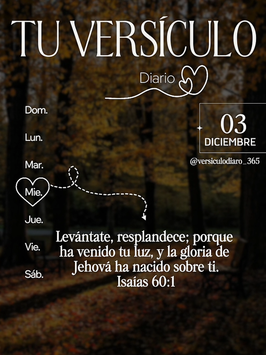 TU VERSÍCULO DE HOY 🙌 📖 ❤️‍🔥 