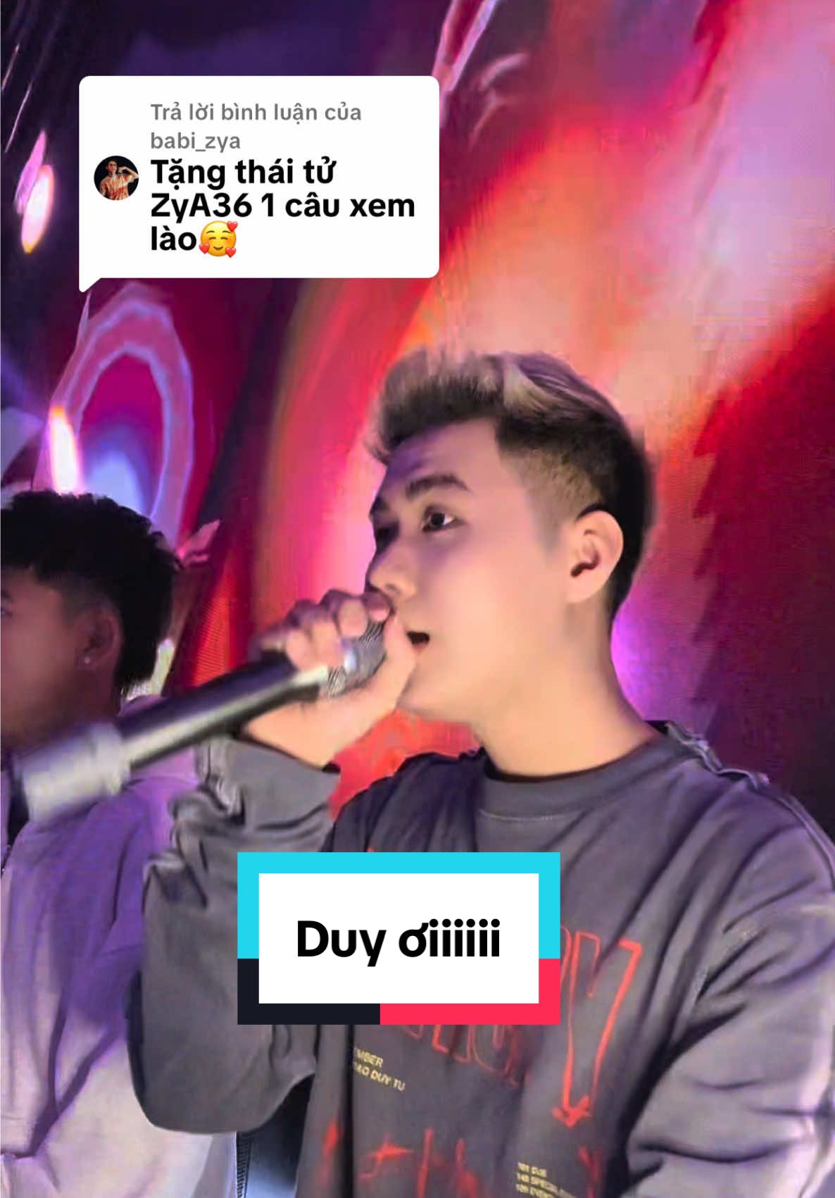 Trả lời @babi_zya  phần 8: bài thơ dành tặng cho những người ae tên Duy…😝 #NICKY #réotentrenbbar #xh #DUY 