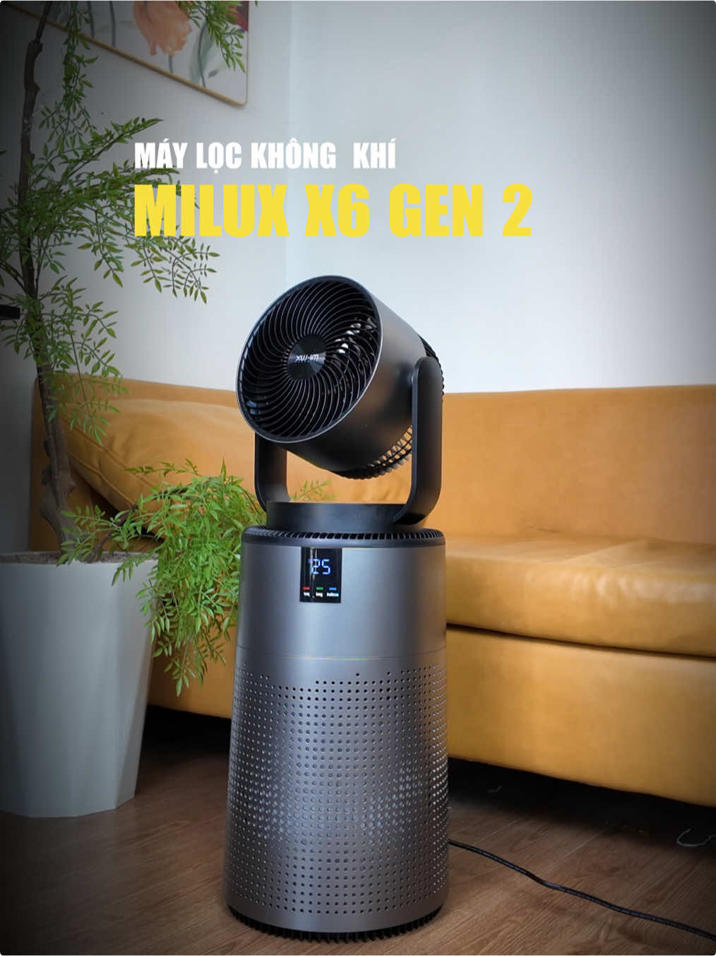 Quạt đối lưu được tích hợp trên máy lọc không khí Milux X6 Gen 2 đem tới trải nghiệm hoàn hảo #miluxuryx6 #miluxuryvietnam #miluxury #maylockhongkhi #quatdoiluu 