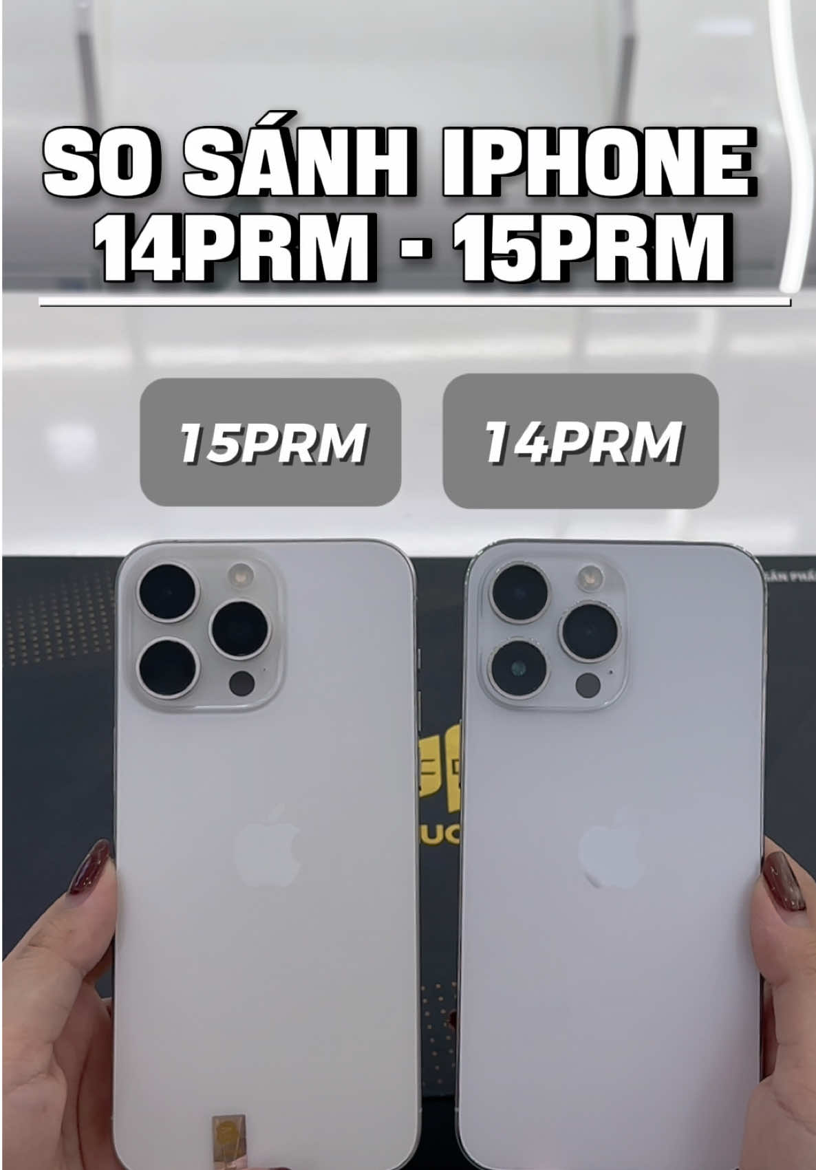 So sánh 14Promax VS 15Promax 📲✨🥰 @NHƯ CHƯƠNG DƯƠNG APPLE #14promax #15promax #iphonenhatrang #chuongduongiphone #xuhuongtiktok 