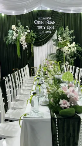 GIA TIÊN TONE XANH VỪA SANG VỪA NHẸ NHÀNG #CướiHỏitrọngói #giatiendep #Rapcuoidep #happywedding #Decor Ngô Hồng Nhung