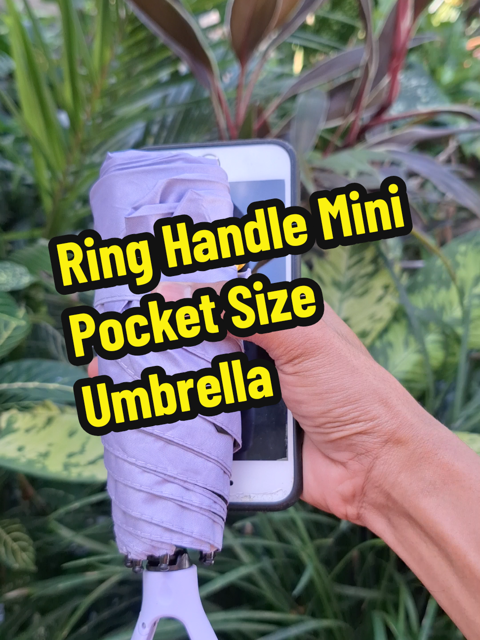 Super gaan lang at madali lang dalahin. #ringhandleminiumbrella #ringhandle #miniumbrella #fyp #xyzbca 