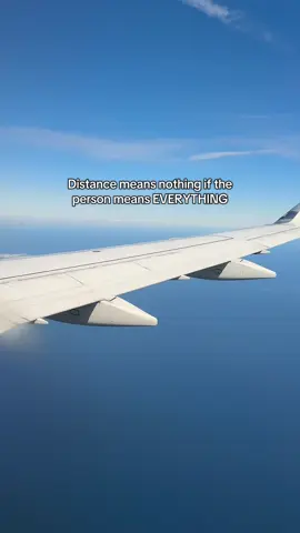 Distance means nothing of the person means everything   xx