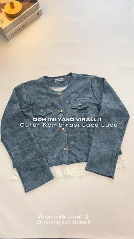 Pandang pertama liat ananta outer ini langsung suka 🥰 cantik sekali outer combi lace by dexalove 🫶🏻  #trend #outer #atasanwanita 