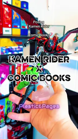 Posing  Kamen Rider x Comicbooks #actionfigures #kamenriderzeroone #marvel #dc #shfiguarts 
