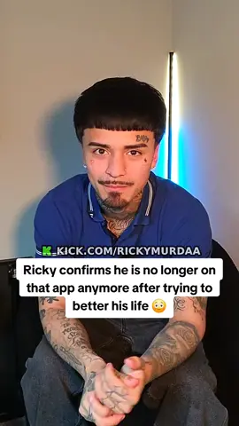 Ricky confirms he is no longer on that app anymore 😳 #Ricky #rickymurda #betterlife #trending #fyp 