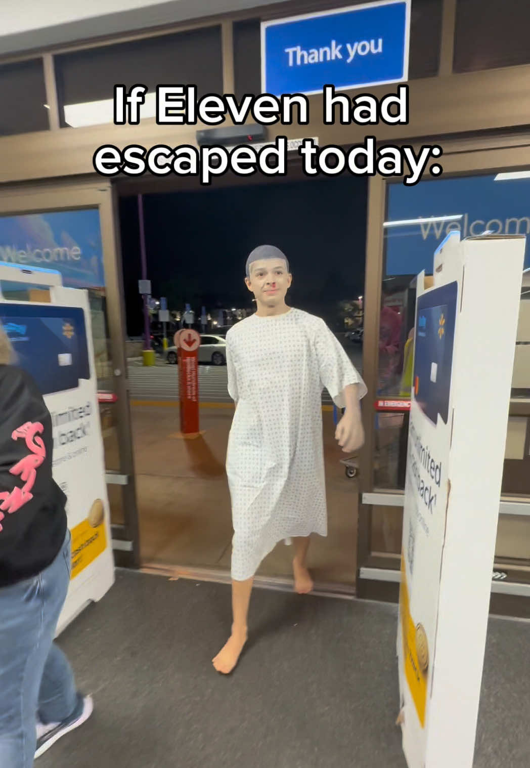 “I saw the strangest thing tonight” #strangerthings #eleven #prank #meme #funny stranger things eleven prank @Netflix @Stranger Things 