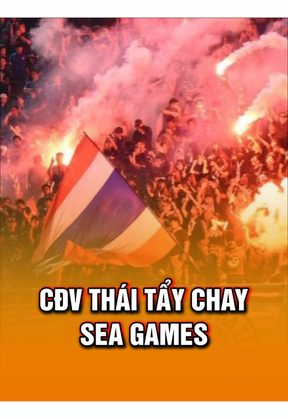 CĐV Thái ngồi ngoài sân, CĐV khách ngồi VIP. Hài kịch xứ Chùa Vàng! #vsthethao #bongda #football #seagames33 #thailand 