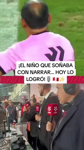 #Yurimaguas ¡EL NIÑO QUE SOÑABA CON NARRAR… HOY LO LOGRÓ!🎙 🇵🇪✨ Hace días narraba la Libertadores desde un cerro.Hoy Pol Deportes cumplió su sueño en el Estadio Nacional con solo 15 años su voz llegó a millones y tocó corazones cuando el talento es real el destino abre puertas.  #SueñosQueInspiran #FútbolPeruano #L1MAX #peru🇵🇪 